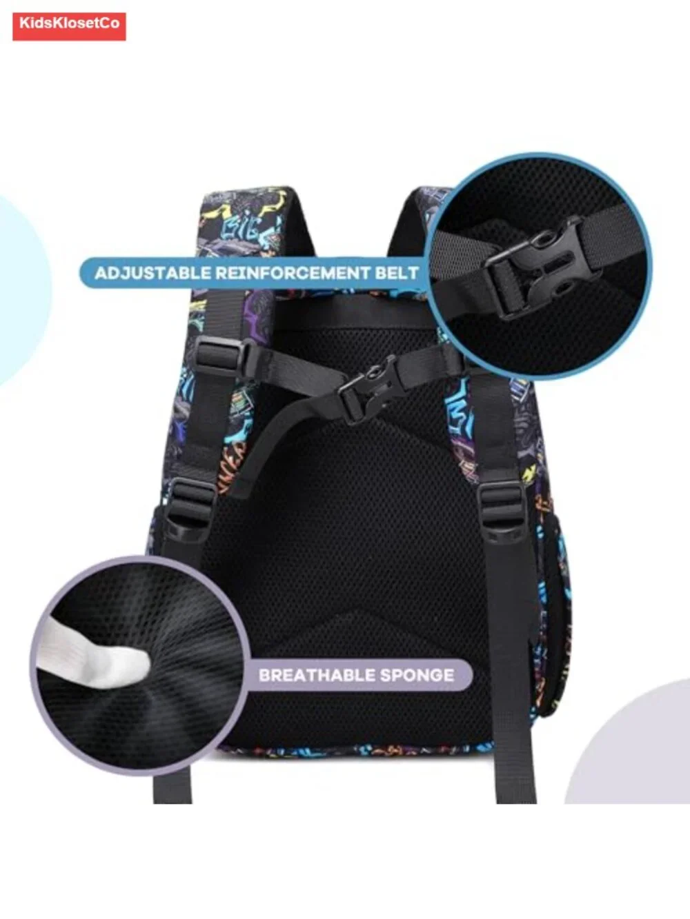 Kids Backpack for Boys Kindergarten Lightweight Water-Resistant A4 Books School